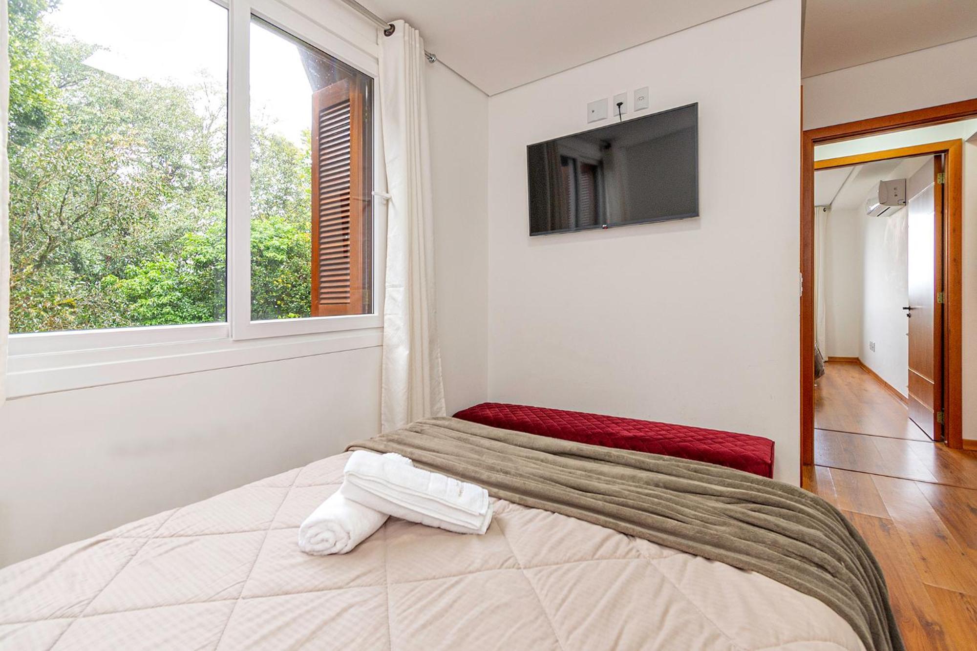 Apartament 2D No Centro De Gramado, A 500M Da Rua Coberta Zewnętrze zdjęcie