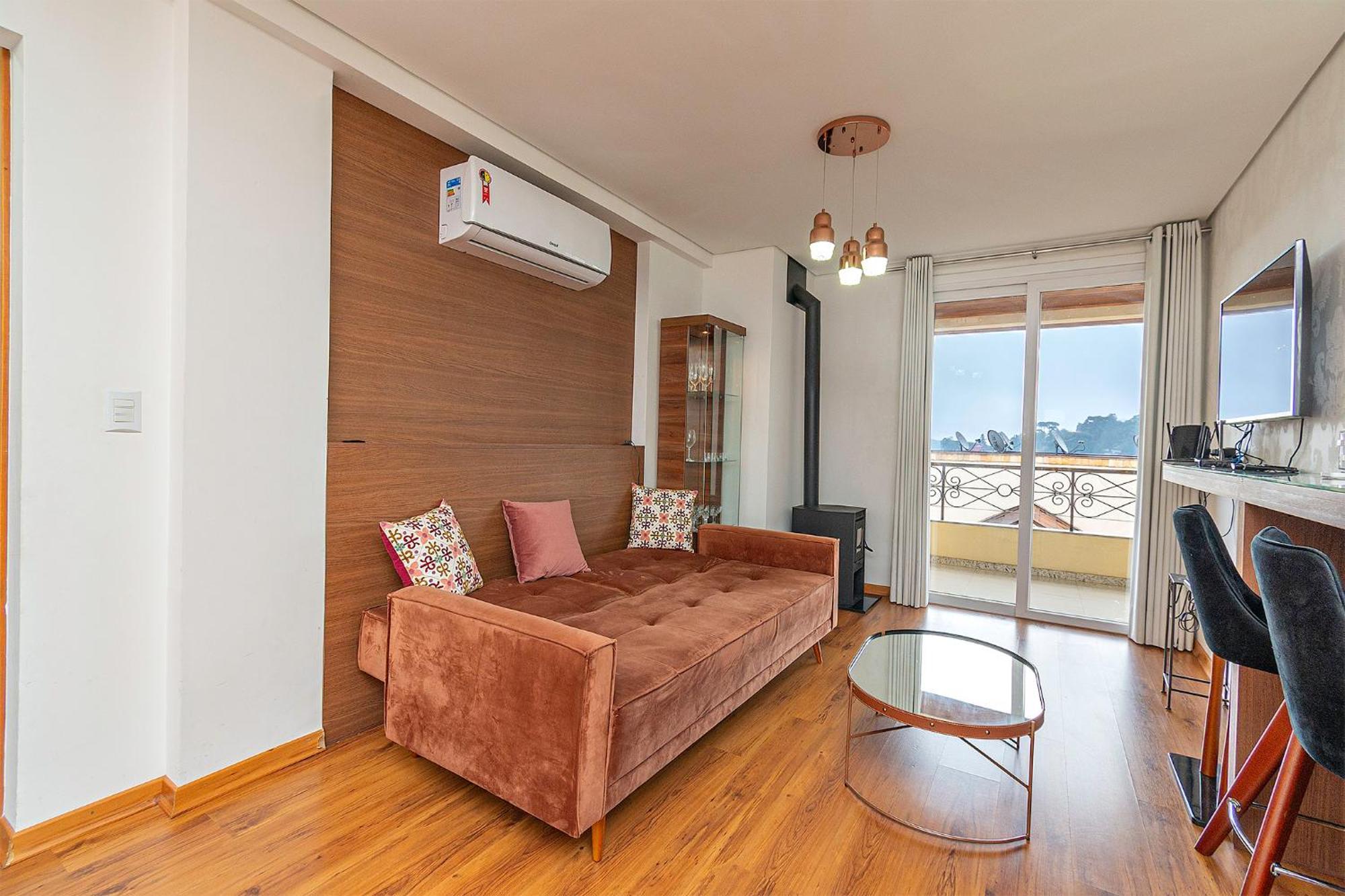 Apartament 2D No Centro De Gramado, A 500M Da Rua Coberta Zewnętrze zdjęcie